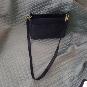 Genuine leather cross body bag